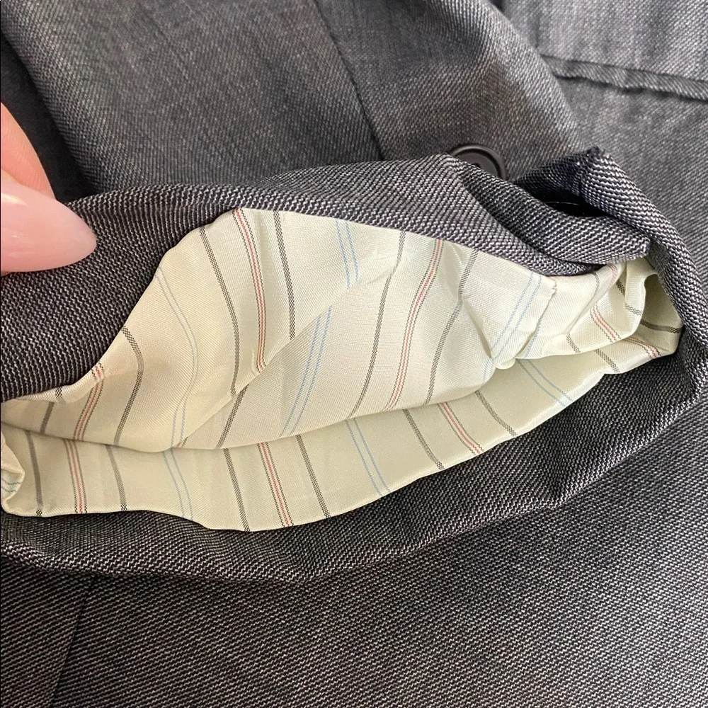 Ralph Lauren Wool Men's Gray Vintage Suit Blazer - Picture 16 of 16